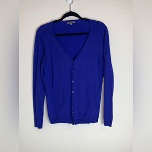 Montego: Deep Rich purple Cardigan in Soft Fabric.
